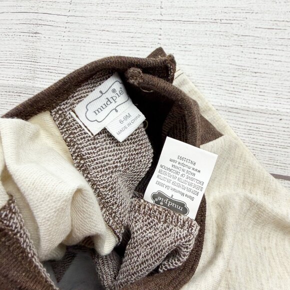 NWT Mud Pie Turkey Football Romper - Picture 2 of 3